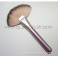 Private Label Facial Maquiagem Escova sintética Powder Fan Brush